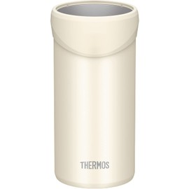 Thermos JDU-500 WH Insulated Can Holder, For 16.9 fl oz (500 ml) Cans, 2-Way Type, White