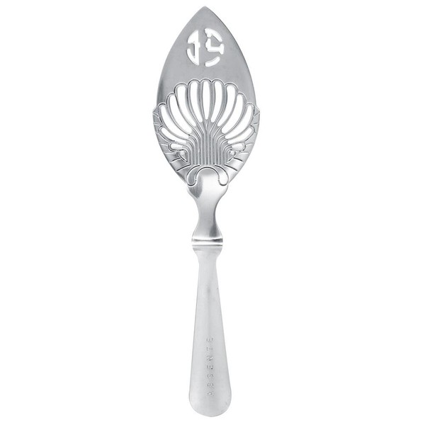 Wormwood Spoon, Absinthe Spoon, 1pc 304 Stainless Steel Unique Design Cocktail Bar Glass Cup Drinking Filter Wormwood Spoon Kitchen Bar Tools(Leaf Absinthe Spoon)