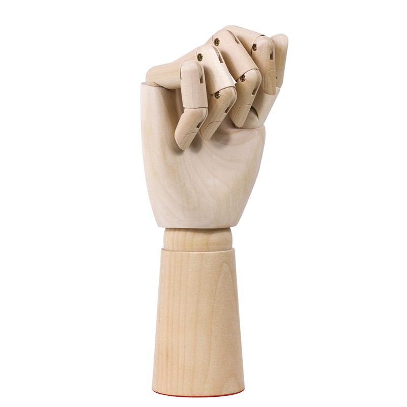 TOUROCMONT Wooden Hand Drawing Doll, Model Hand, 18 cm, 30