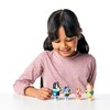 Bluey Figure 4-Pack, Family Beach Day 2.5-3 Inch, Bingo, Bandit