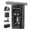 5-in-1 Windproof Lighter with Punch, Draw Enhancer, Holder, Triple Jet