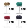 80pcs 25mm Sanding Disc Polishing Sanding Disc for Dremel -