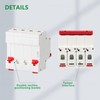 Wengart PV Circuit Breaker DC1000V 4-Pin 16A DC Miniature Circuit
