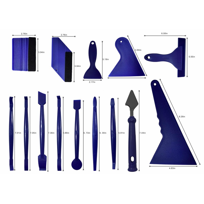 Professional vinyl packaging coating tool kit for window film car