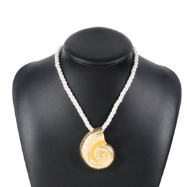 NicoLuLuna Ursula Necklace, Shellfish, Cosplay Accessory, Mermaid, Villain, Rope, Alloy, Iron