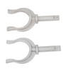 2Pcs Rowlock Socket Bracket 2in Aluminum Portable Durable Side Mount