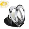 Stainless steel egg slicer, egg slicer - practical 2-in-1 egg