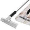 Pet Hair Carpet Rake - Multi-Surface Brush & Broom for