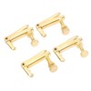 4PCS Violin Fine Tuner Golden Metal Wear Resistant String Fine