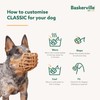 Baskerville Classic Basket Muzzle - Dog can Pant and Drink,