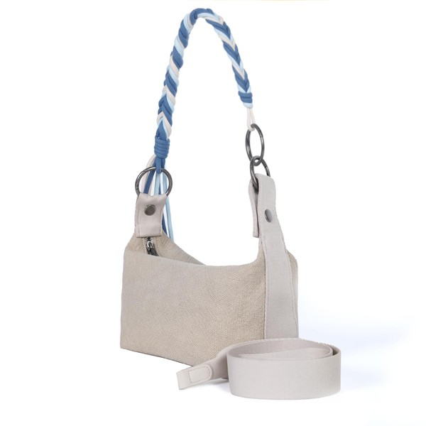 NCEDN Crescent Hobo Bag for Women – Linen Shoulder Bag