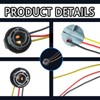 Luminuti Pack Of 2 Car Led Bulb Socket Plug,1157 Led