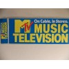 I WANT MY MTV 40-YEAR-OLD ANNIVERSARY BUMPER STICKER WITH MINI