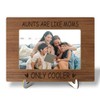 Desk Wood Picture Frame with stand, Gift for Women Aunt,