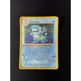 BLASTOISE 1st EDITION PATCH- 2.5” X 3.5”