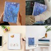 CRASPIRE Reusable Sticker Book Sticker Midnight Blue Collecting Book Album