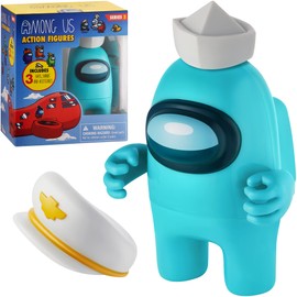Among Us Collectible Action Figure Series 2 With Accessories (Cyan)