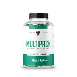 Trec Nutrition Multi Pack Complex Composition of Vitamins and Minerals Activates Metabolism Energy Bodybuilding 240 Tablets