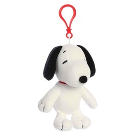 Aurora® Timeless Peanuts® Snoopy Clip-On Stuffed Animal - Classic Characters - Lasting Memories - White 5 Inches