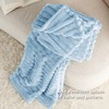 Bedsure Super Soft Blue Throw Blanket - Fuzzy Bed Blankets