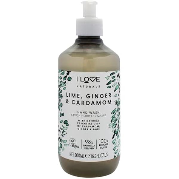 I Love Naturals Lime, Ginger and Cardamom Hand Wash -