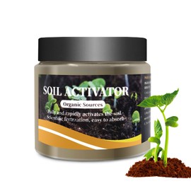Soil Activator, Professional Bone Meal Fertilizer, Dirt Health Booster, Liquid Fertilizer for Indoor & Outdoor Plants for Raised Garden Beds, Potting Mix, and Seedling Compost (1 Bottle)