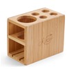 Kozy Bath 100% Natural Bamboo Toothbrush and Toothpaste Holder Stand