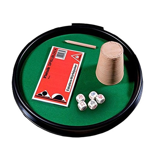 Piatnik 2967 - Würfeltablett Pokerwürfel