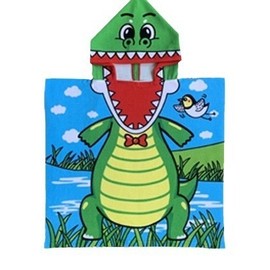 Character Hooded Kids Beach Towel Robe BB599 60*120/Beautiful Mermaid 3ea