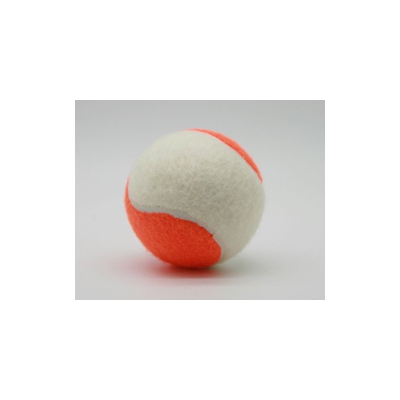 PRICE 1 Loose Two-Tone, Orange and White Colour Tennis Ball