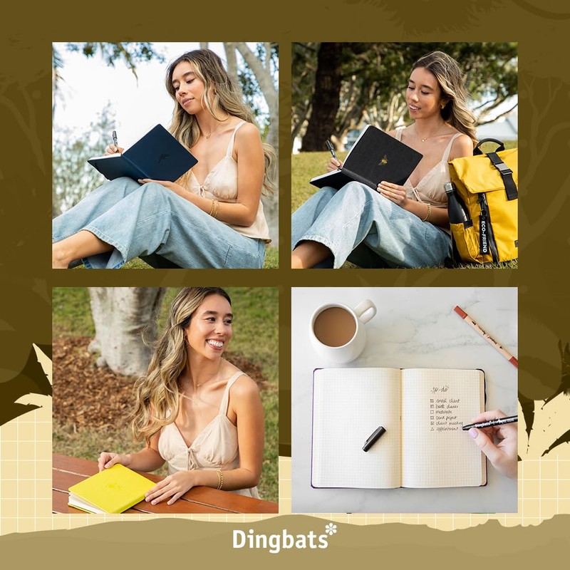 Dingbats* - Animal World Notebook A5 Lined - Hardcover Made