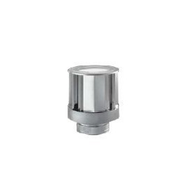 DuraVent 58DVA-VCH 5" x 8" DirectVent Pro Direct Vent Pipe - Galvanized High-Win, Galvanized