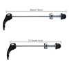 JRSHIRLEYLTD 1 Piece Quick Release Front and Rear Wheel Quick