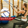 MR.TIMELAG 5 Pack Exercise Resistance Bands with Handles, 4.5-45 kg