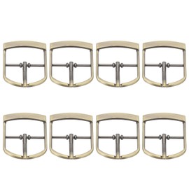 PATIKIL Single Prong Buckle, 8 Pcs 0.8 Inch Adjustable Metal Roller Buckle Belt Buckles for Bags DIY Crafts Purse Straps Shoe Belts Making Accessories, Bronze