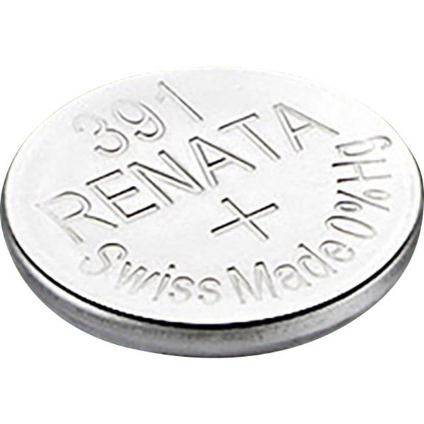 Renata Non-Rechargeable Battery, Watch, Single Cell, Silver Oxide, 50 Mah, 1.55 V, Sr55, Flat Top, 11.6 Mm Rohs Compliant: Na - 391