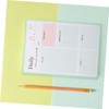 STOBOK Do List Planner Notepad Tear Off Daily Schedule Notebook