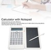 Portable 10 Digits Scientific Calculator with Notepad, LCD Display, Lightweight,