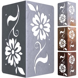 Starby COR-Ten DIY Botanical Raised Bed Garden Corner Brackets - Premium Heavy-Duty Weathering Steel -Set of Four 8” Lawn & Garden Designer Series