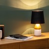 Navaris 2 x Lampshade Table Lamp E14 Round - 15.2
