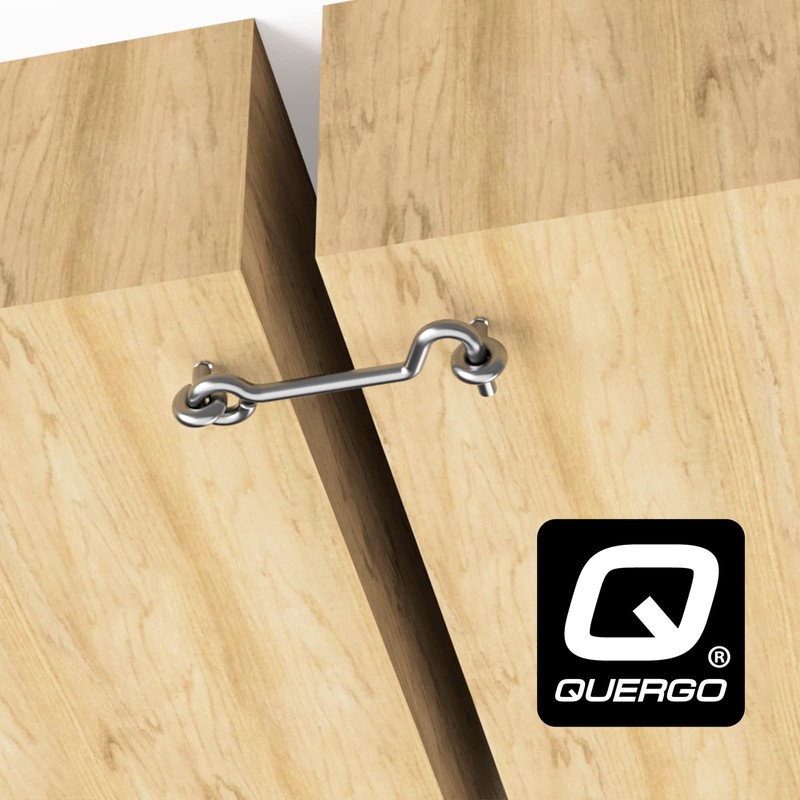 QUERGO - Cabin Hook - Door Hook and Eye Latch