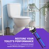 BlueStars Dual Push Flushing Toilet Water Tank Button Replacement with