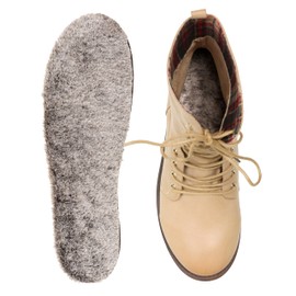 FLAT SOCKS Womens Solid Socks, Sockless Shoe Liner, Slipping, Stinking, Washable Barefoot Shoe Insert No Show Socks, Frosted Fur, Small US (75171.FLS.00228)