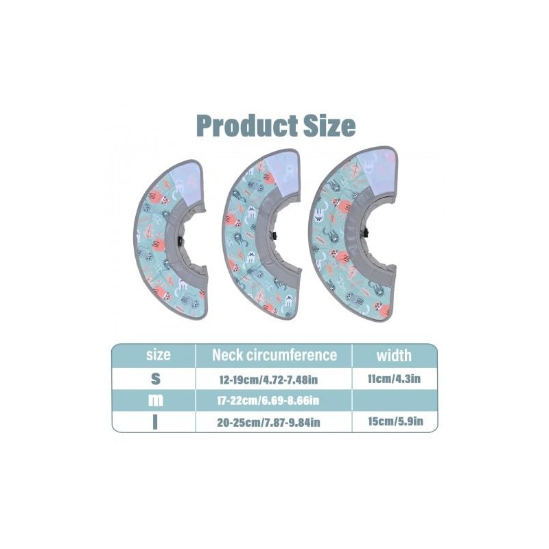 Soft Cat Cone Collar Adjustable, Cat Recovery Collar to Stop
