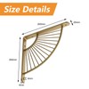 MOROBOR 2PCS Metal Craft Bracket Floating Shelves Shelf Brackets Wall