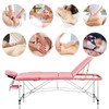 Yaheetech Massage Tables Portable Lash Bed for Eyelash Extensions Aluminium