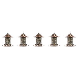 Perky-Pet Copper Panorama Bird Feeder 312C (5-(Pack))