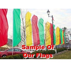 3 Swooper Flags Auto Stereo Rim Car Audio SALE Welcome Open Red & Yellow