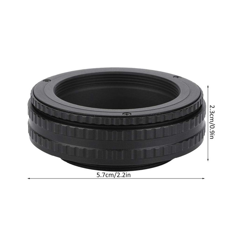M42 to M42 Adjustable Focusing Helicoid Lens Adapter Macro Tube