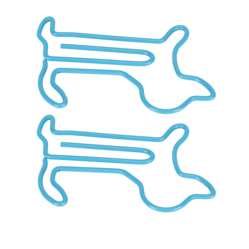 100pcs Dog Shaped Paper Clips Slip Resistance Exquisite Cute Paper